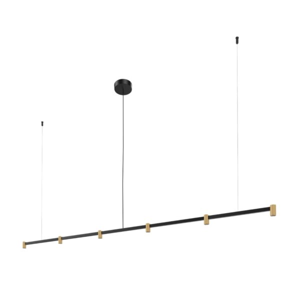 TRACE CHANDELIER Wever & Ducré lampa wisząca - TRACE 2.0 - Czarno-szampański - 2700K