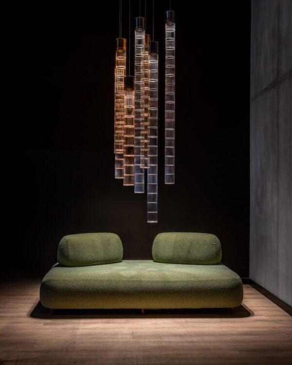 STELAR LoftLight lampa wisząca - 145cm - Stal nierdzewna