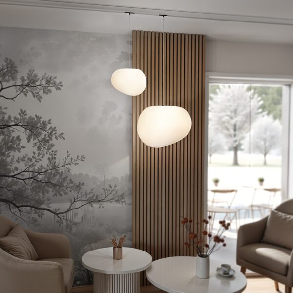 STONE Domeno LED lampa wisząca do szyny magnetycznej - Duża - Neutralna 4000K