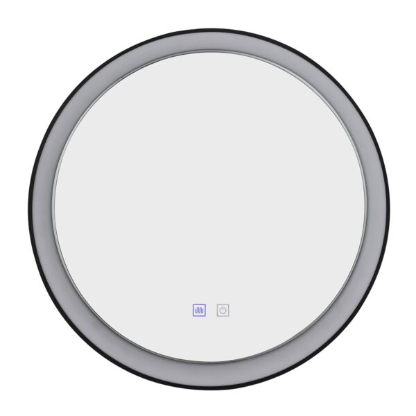 SERGIO MIRROR lustro podświetlane HEATED CCT SWITCH AZzardo - 60- mniejsze - Złoty szczotkowany