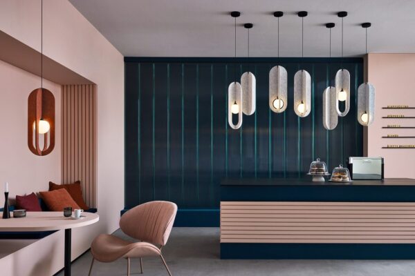SOLLI COCOON Wever & Ducré lampa wisząca - SOLLI COCOON 2.0 - Oksydowana czerwień - 3000K