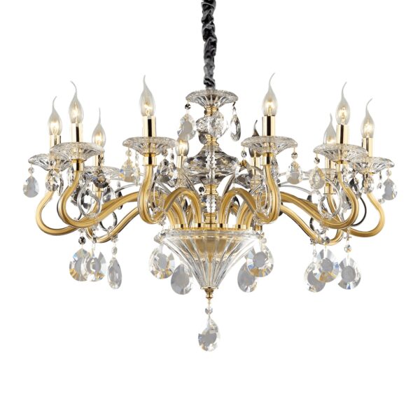 NEGRESCO Ideal Lux żyrandol - 8 punktowa